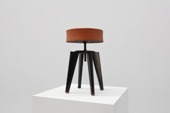 Image 1 of Taburete Clemenceau icónico de André Domin y Marcel Genevière, Francia 1957