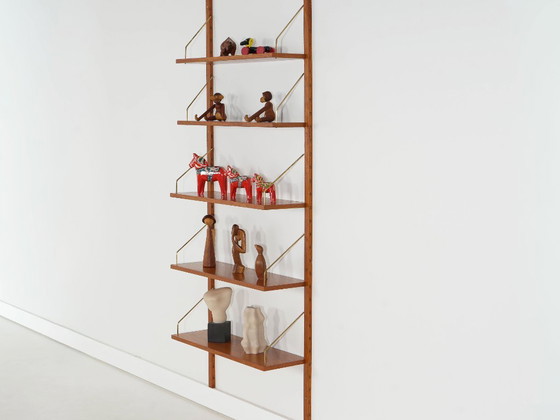 Danish Modular Shelving System in Teak Veneer from the 1970s – Bookcases, Wood (photo 4 of 16)