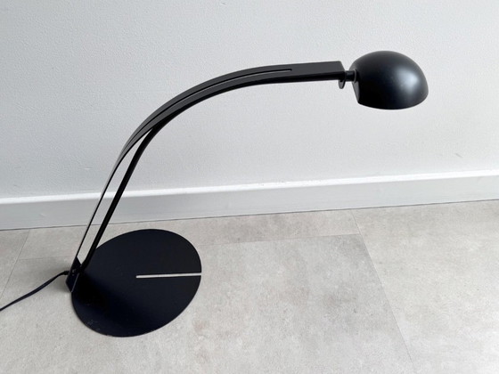 1x Vintage 80s Herda Arc / Booglamp / Bureaulamp – Bureaulampen, Metal (photo 6 of 10)