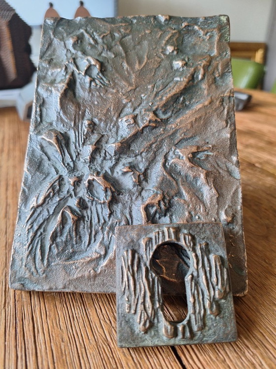 Image 1 of Poignée de porte en bronze Meko
