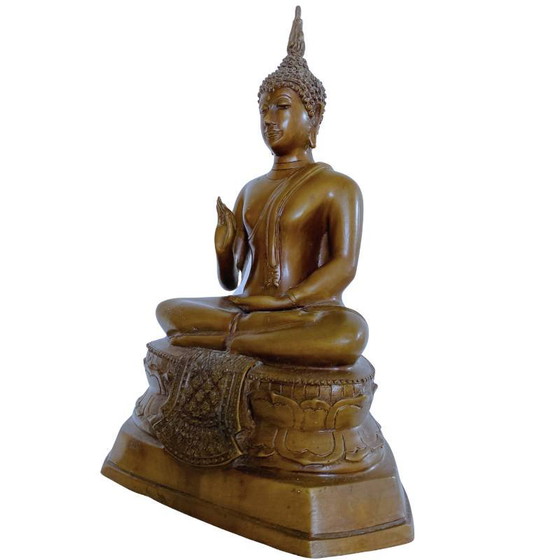 Buda tailandés de bronce lote 185 – Esculturas, Bronze, Gold (photo 2 of 10)