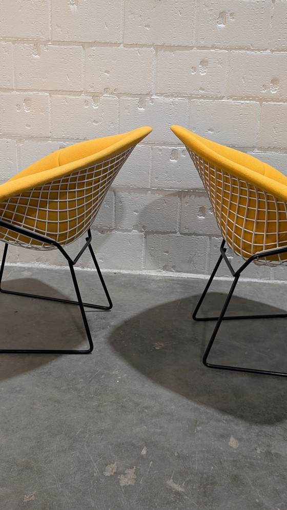 Image 1 of Bertoia diamond chairs set of 2 (1973 )