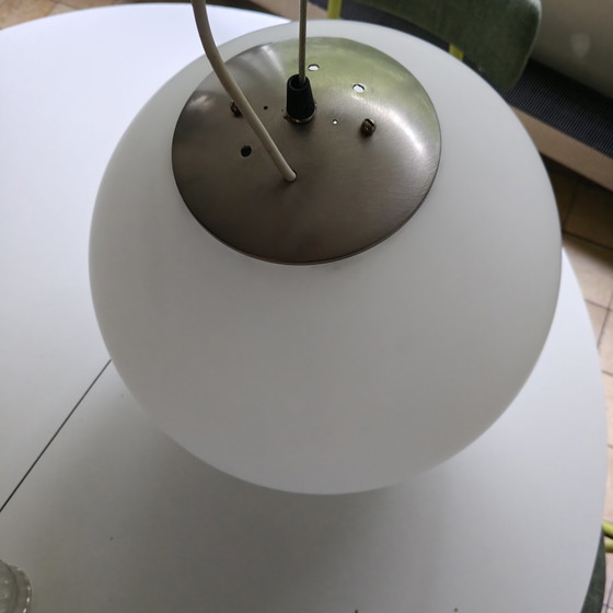 Image 1 of SIL LUX Opaline Glass Globe Pendant Lamp Ø36 cm