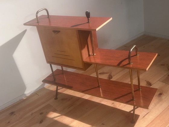 Image 1 of Mobile bar/scaffale in stile Mid-Century Modern anni Cinquanta