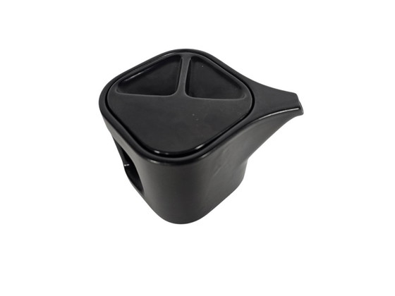 Laveno Ravelli - Makio Hasuike - Italia - Teiera minimalista di design in nero opaco - 1975 – Stoviglie (photo 4 of 9)