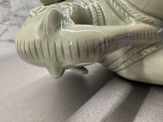 Elefante de cerámica celadón de Siam antiguo – Siam Celadon, Objetos decorativos, Ceramic (photo 9 of 11)