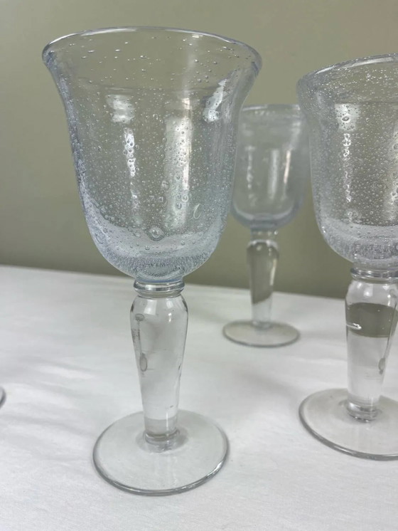Große Blasengläser – Gläser & Karaffe, Crystal, Glass, Vintage (photo 8 of 12)