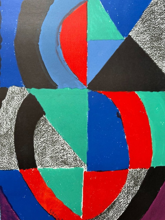 Image 1 of Sonia Delaunay (1885–1979), UNESCO, Année internationale de la femme (1975), lithographie Mourlot, imprimée en France