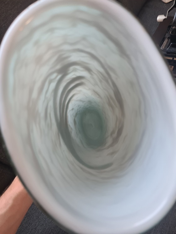 Murano Vase AVEM Bullicante 1950-1955 - Handblown Glass / Handmade Glass Gold Avventurina (photo 5 of 8)
