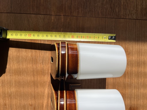 2 appliques murales en céramique Sigvard Bernadotte