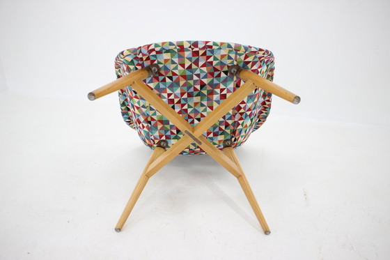 Image 1 of 1960s Miroslav Navratil Shell Lounge Chair, Czechoslovakia