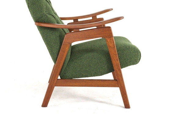 Poltrona vintage appena rivestita restaurata, Poltrone, Legno, Marrone (foto 8 di 18)