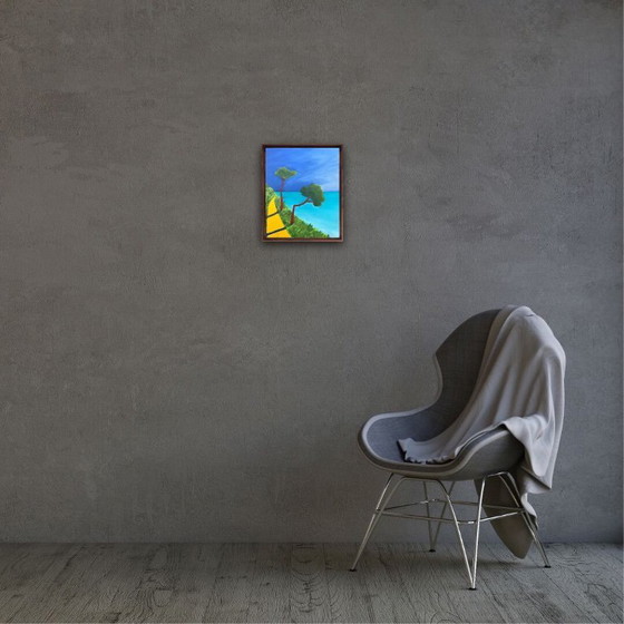 Image 1 of Óleo y acrílico sobre lienzo tensado. Tamaño 3F 27x22cm.