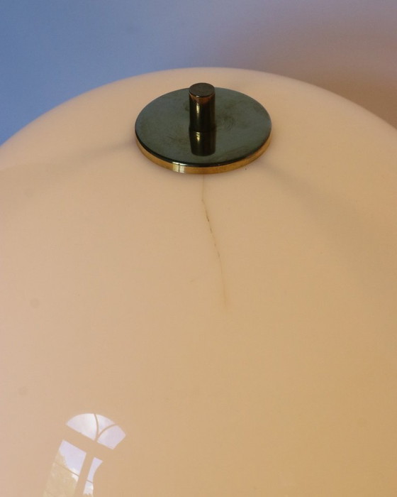Lampadaire Vintage Space Age Bent Karlby – Plastique, Laiton (photo 12 of 12)