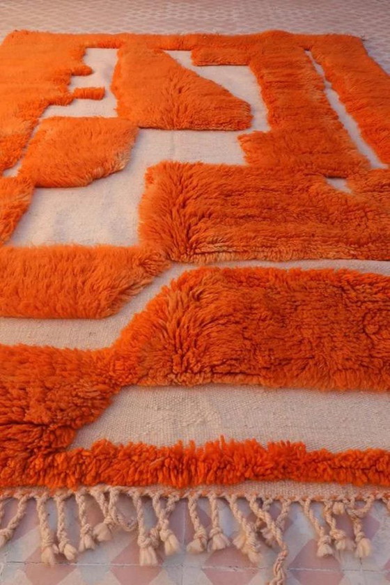 Alfombra bereber de 300x200 cm, hecha a mano en lana natural. – Wool (photo 3 of 7)