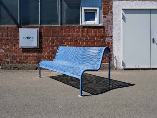 BLÅBRO – Vintage Tuinbank – Metal (photo 2 of 5)