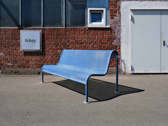 BLÅBRO – Vintage Tuinbank – Metal (photo 2 of 5)