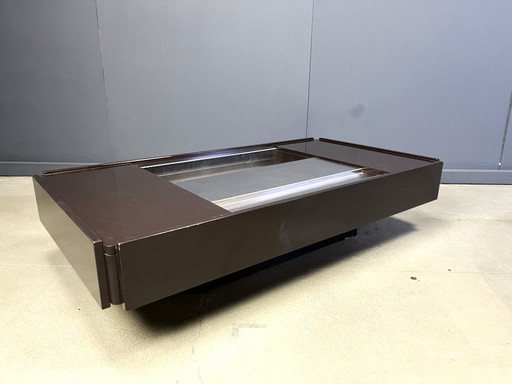 Vintage italian bar coffee table, 1970s 