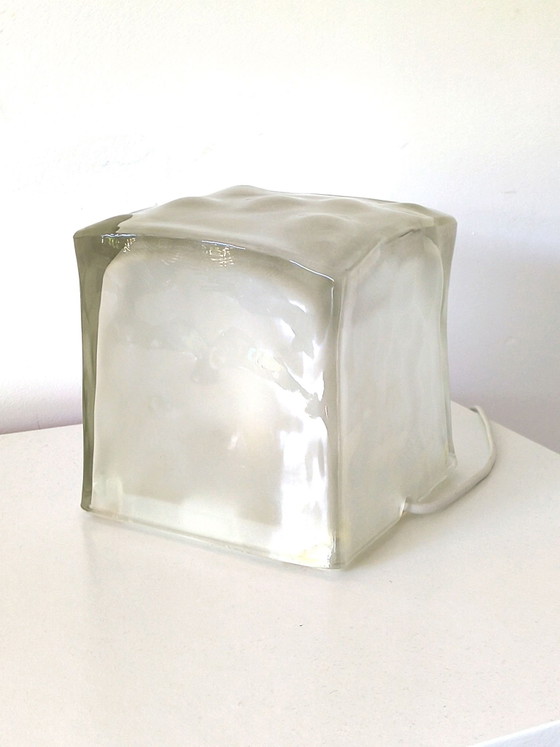 Image 1 of IKEA Iviken ijsblok tafellamp – vintage jaren '90
