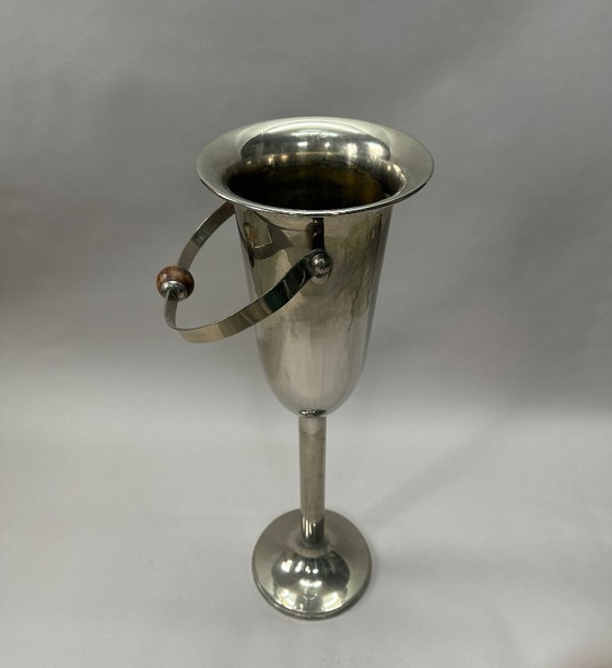Image 1 of Enfriador de champán con pedestal – Art Déco ca. 1920