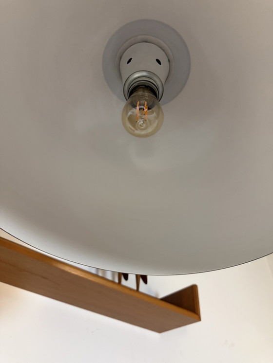 Image 1 of Lampada ad arco in ottone vintage, Harvey Guzzini anni '80