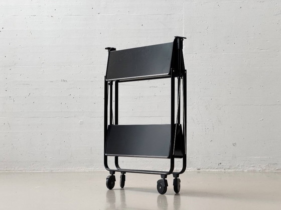 Vintage Leifheit Side-Car Serving Trolley – Magazine rack, Metal (photo 12 of 18)