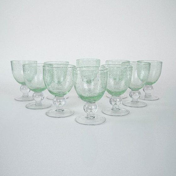 Image 1 of Set di bicchieri da champagne a bolle, design italiano, anni '70, produzione: Italia