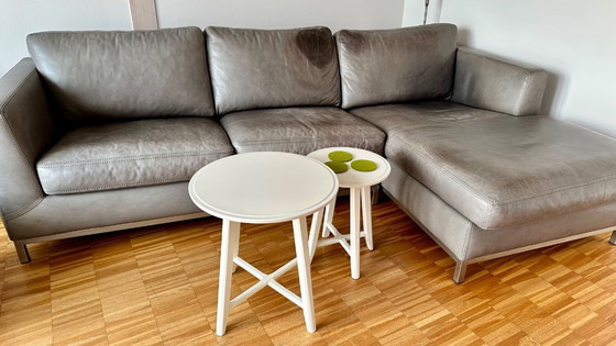 Image 1 of Machalke bankcombinatie Pablo met 2,5 zitplaatsen en een chaise longue aan de rechterkant.