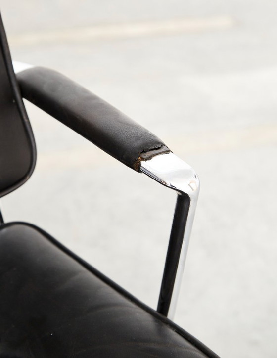 Sedia da scrivania intermedia Ray & Charles Eames ES102 per Herman Miller – Sedie girevoli, Leather (photo 13 of 14)