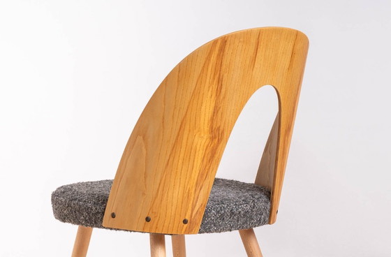 Image 1 of Dining Table with Set of 4 Dining Chairs by Antonin Šuman, Reupholstered, Czechoslovakia, 1960s