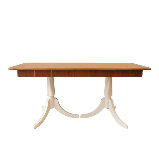 Vintage Teak Dining Table, Spain, 1950s