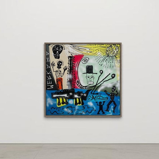 Abstract schilderij, decoratief stuk