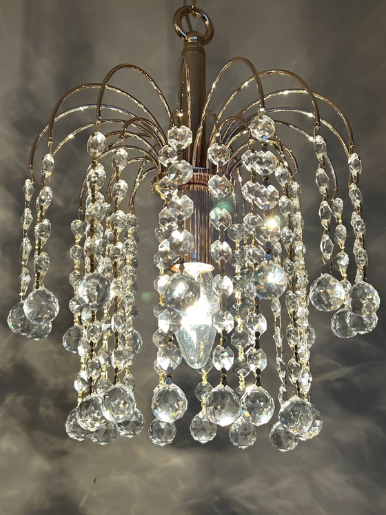 Image 1 of Satz von 2 Marken Swarovski Kronleuchter Anhänger Lampe Kristall