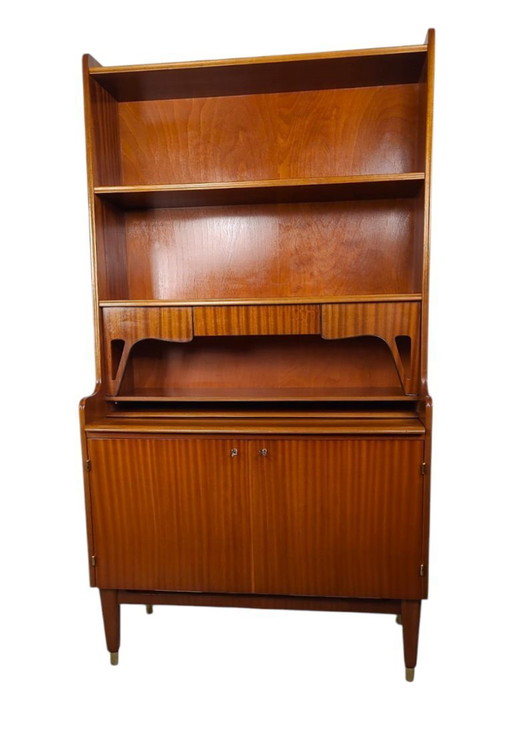 Scandinavian teak multipurpose bookcase, Denmark, 1960s