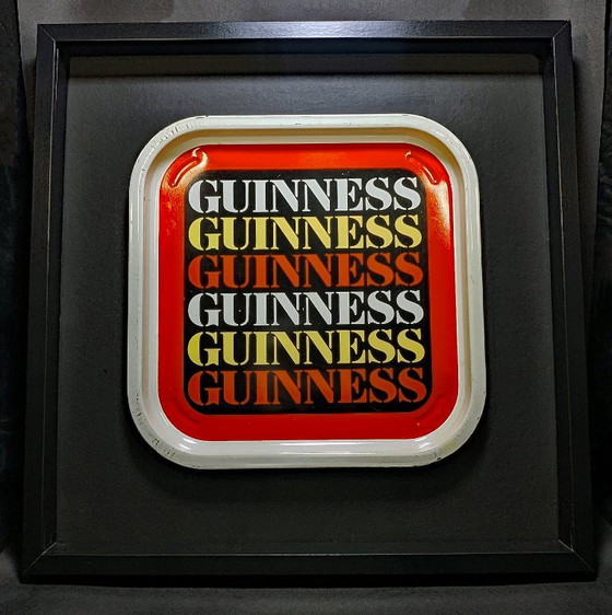Framed Guinness Plate 52x52 cm – Wall decoration, Metal, Wood (photo 2 of 5)