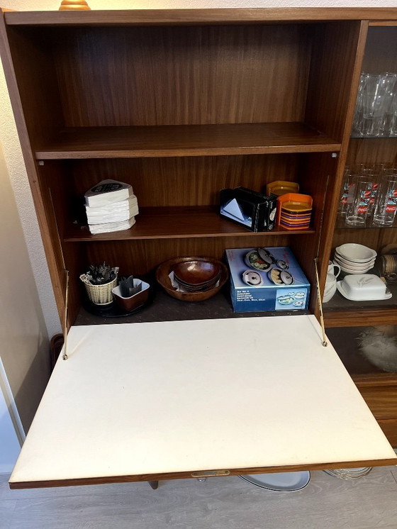 Image 1 of Credenza/parete vintage in teak di metà secolo | Anni '60 | Stile di design danese