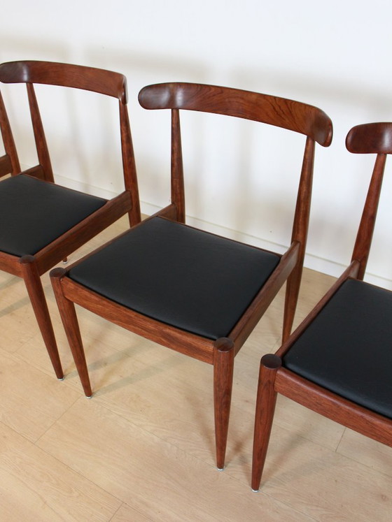 Vintage 4× Stoelen – Alfred Hendrickx Belform – Eetkamerstoelen, Wood (photo 10 of 12)