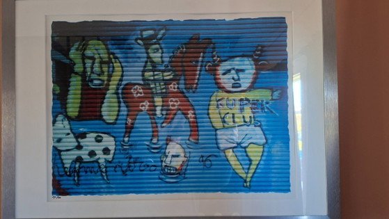 Image 1 of Herman Brood – Pferd (1996) – Handsignierte Lithografie