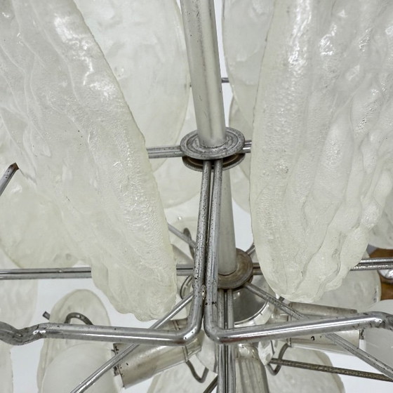 Image 1 of Mid-eeuwse kroonluchter met lucite schijven , 1970