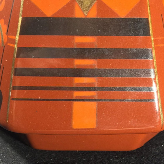 Art Deco Geometric Modernist Earthenware Pottery Vase from Saint Ghislain, 1935 (photo 3 of 12)