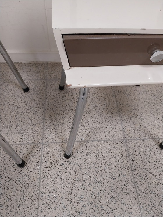 Image 1 of 1 x Set Wim Rietveld for Auping Nightstands 1960's