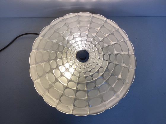Image 1 of Vintage glass Peill & Putzler seventies wall-ceiling lamp