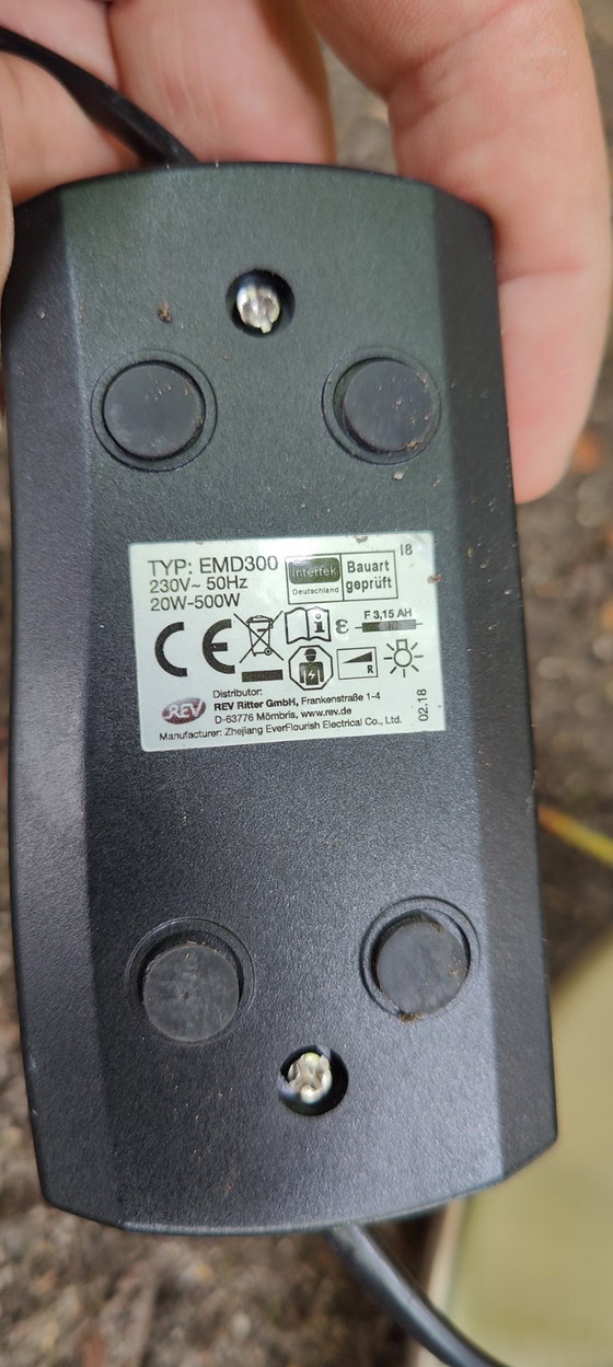 Image 1 of Tweekleurige verstelbare vloerlamp van Holtkoetter uit de jaren 80