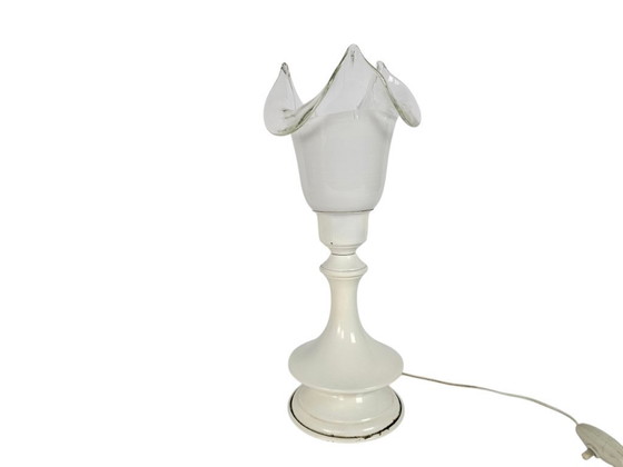 Image 1 of Creazioni Milan Art Ottone -  Murano - tafellamp - Italie - 3e kwart 20e eeuw