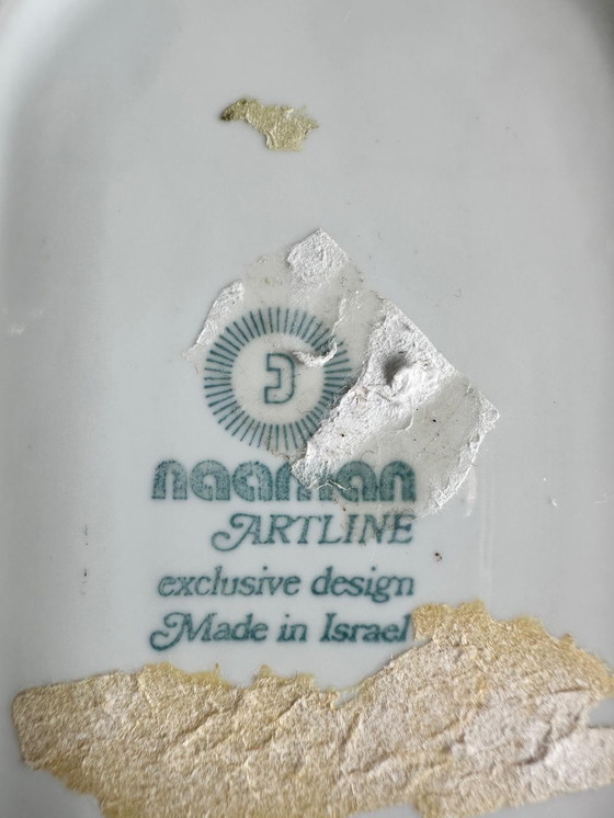 Image 1 of Naaman Artline porseleinen vaas “Made in Israel”
