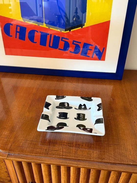 Image 1 of Cendrier en céramique, dans le style de Piero Fornasetti, France, années 1970