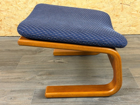 1960s/70s teak stool/ottoman by Svend Skippers Furniture Denmark – Footstools & poufs, Textile (photo 7 of 13)