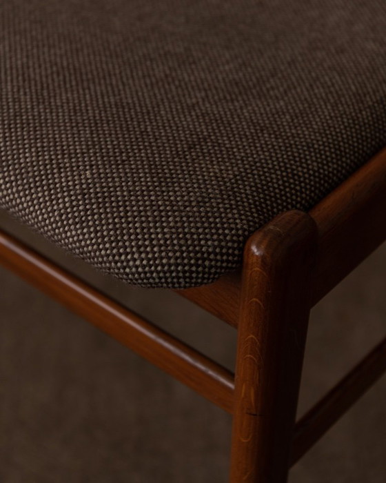 Image 1 of Set of 4 Yngve Ekström ‘Minett’ teak dining chairs for Troeds, Sweden, 1960s