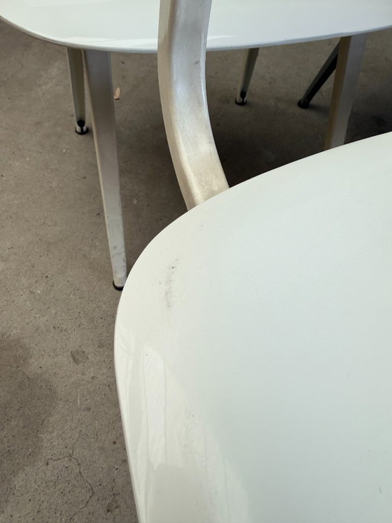 Revolt chairs by Friso Kramer (set of 6) – Ahrend de Cirkel, Dining chairs, Metal, Plastic (photo 8 of 16)