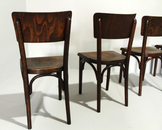 Sedie da Pub Thonet H-48, anni '30, Set di 4 – Sedie da pranzo, Legno (photo 10 of 17)
